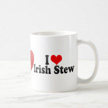 I Love Irish Stew Coffee Mugs
