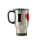 I Love Irish Wolfhounds Travel Mug