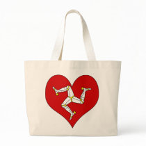I Love Isle Of Man Tote Bag