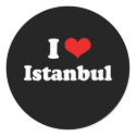 I Love Istanbul Tshirt White Tshirt stickers
