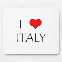I Love Italy mousepads
