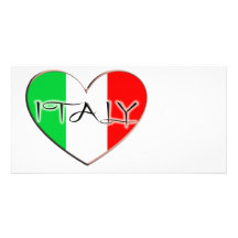 I LOVE ITALY PHOTO GREETING CARD