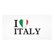 I love Italy Picture Card