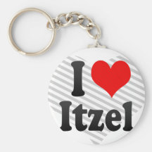 I love Itzel Key Chain