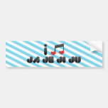 I Love Ja Je Ji Ju Bumper Stickers