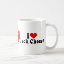 I Love Jack Cheese Coffee Mug