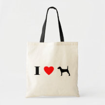 I Love Jack Russell Terriers Bag