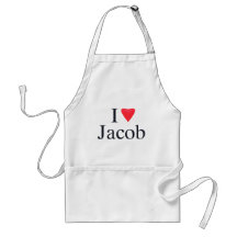 I Love Jacob Apron