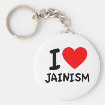 I Love Jainism Keychain