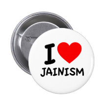 I Love Jainism Pin