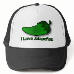 I Love Jalapenos Hats