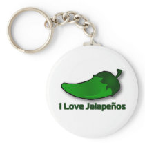 I Love Jalapenos Key Chain