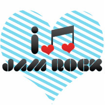 I Love Jam Rock Acrylic Cut Out