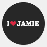 I LOVE JAMIE2 STICKERS