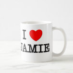 I Love Jamie Coffee Mugs