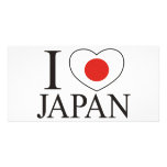 I Love Japan Personalized Photo Card