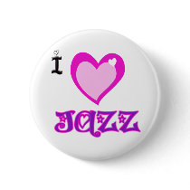 I LOVE Jazz Buttons
