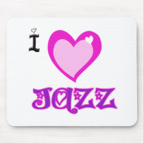 I LOVE Jazz Mousepad