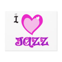 I LOVE Jazz Post Cards