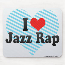I Love Jazz Rap Mousepad