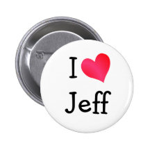 I Love Jeff Buttons
