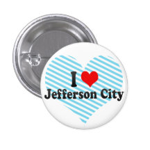 I Love Jefferson City, United States Button