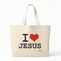 I love Jesus Canvas Bag