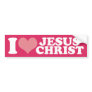 I Love Jesus Christ Bumper Sticker