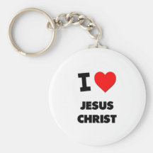 I Love Jesus Christ Keychains