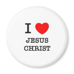 I Love Jesus Christ magnets