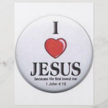 I Love Jesus Flyer