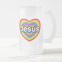 I love Jesus. I love you Jesus. Heart Coffee Mug