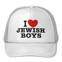 I Love Jewish Boys Hat