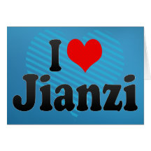 I love Jianzi Cards