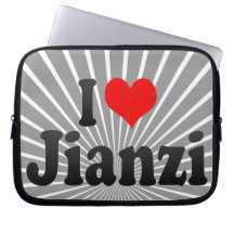 I love Jianzi Computer Sleeves