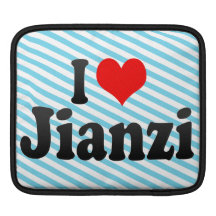 I love Jianzi iPad Sleeves
