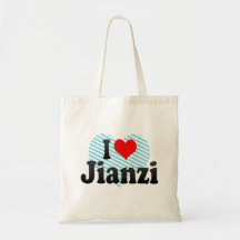 I love Jianzi Tote Bag