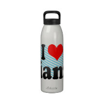 I love Jianzi Water Bottles