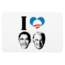 I LOVE JOBAMA BLUE PLAIN -.png Rectangular Magnet