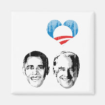 I Love Jobama blue white Vintage.png Magnet