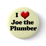 I Love Joe the Plumber Button buttons