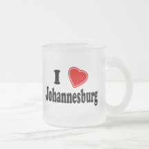 I Love Johannesburg Coffee Mugs