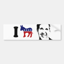 I Love John Kerry Bumper Sticker