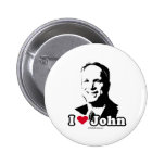 I LOVE JOHN MCCAIN PINS