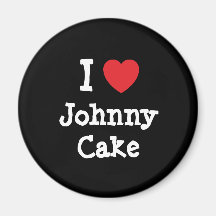 I love Johnny Cake heart T-Shirt Fridge Magnet