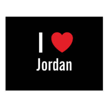 I love Jordan Post Card