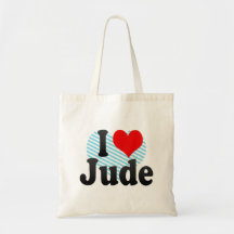 I love Jude Canvas Bag