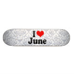 I love June Custom Skate Board
