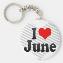 I love June Key Chains