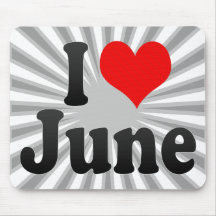 I love June Mousepads
